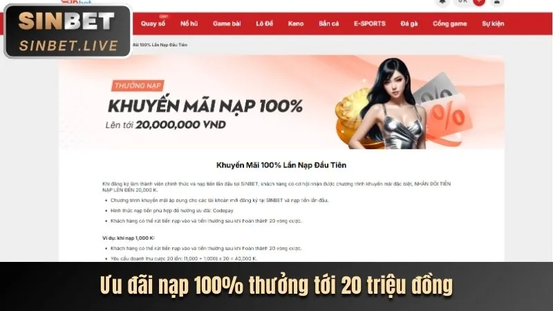 Thưởng nạp tiền và hoàn trả